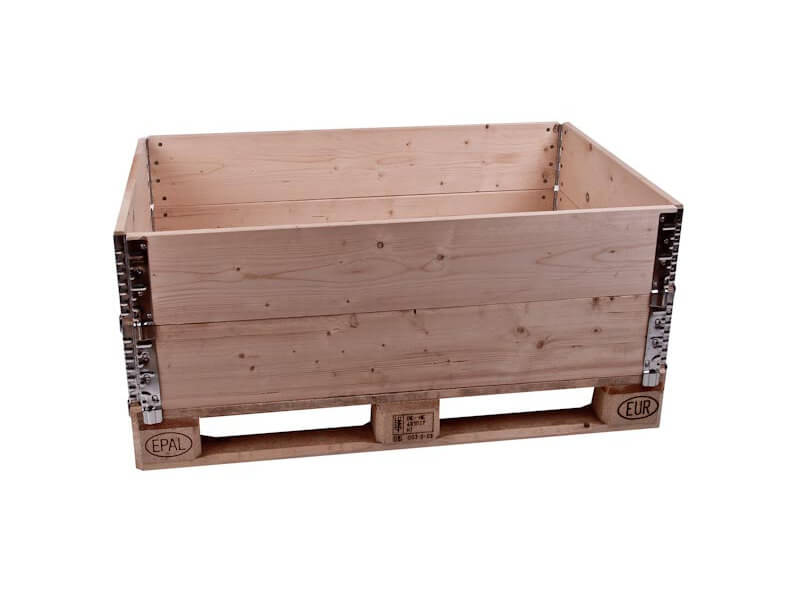 Holzaufsatzrahmen passend für Euro-Paletten 800 x 1200 mm