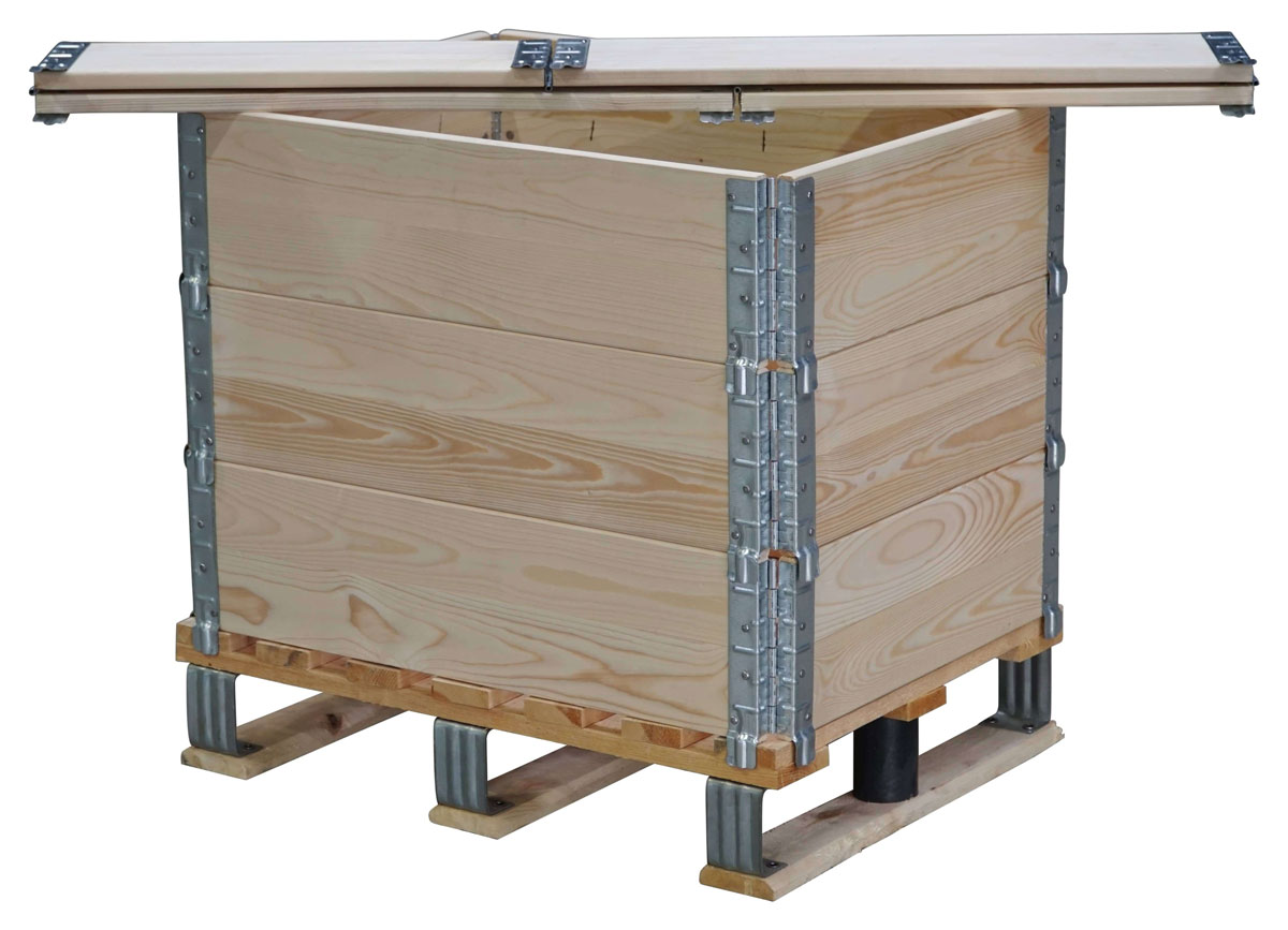 Zusammenfaltbarer Holzaufsatzrahmen 800 x 600