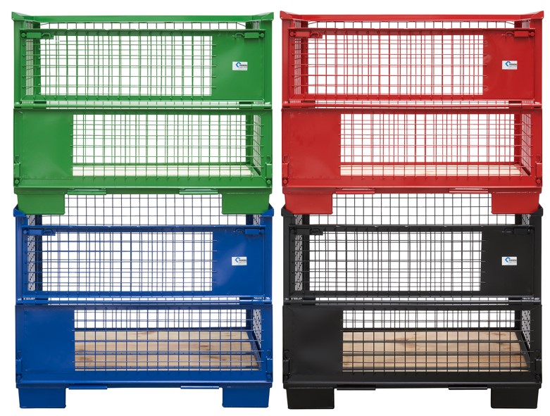 Gitterboxen in individuellen RAL-Farben