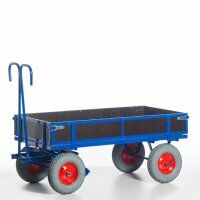 Handpritschenwagen 700 kg | 960 x 660 mm | Vollgummi  - Bild 1