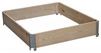 Holzaufsatzrahmen für Chemiepaletten CP1-, CP6- und DIN3-Paletten  - Bild 1