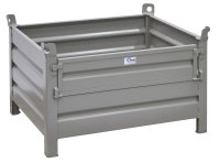 Stapelbehälter aus Stahl Nutzhöhe 480 mm lackiert 1000 x 800 mm - Bild 1
