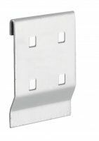 Adapter für Lochplattenwerkzeughalter alufarben  - Bild 1