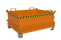 Mini-Klappbodenbehälter Typ MSB 0.37 m3 | 1000 x 1200 x 625 mm | RAL 2000  - Bild 1