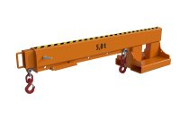 Teleskoplader 5000 kg | teleskopierbar, 8fach-ausziehbar, 14 mögliche Hakenpositionen | RAL 2000  - Bild 1