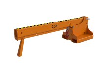 Teleskoplader 2500 kg | kurz, 5 mögliche Hakenpositionen | RAL 2000  - Bild 1