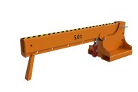 Teleskoplader 5000 kg | kurz, 5 mögliche Hakenpositionen | RAL 2000  - Bild 1