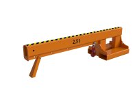 Teleskoplader 2500 kg | kurz, 5 mögliche Hakenpositionen | RAL 2000  - Bild 1
