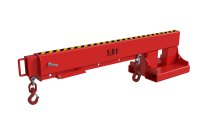 Teleskoplader 5000 kg | teleskopierbar, 8fach-ausziehbar, 14 mögliche Hakenpositionen | RAL 3000  - Bild 1