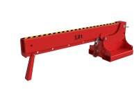 Teleskoplader 5000 kg | kurz, 5 mögliche Hakenpositionen | RAL 3000  - Bild 1