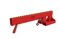 Teleskoplader 5000 kg | kurz, 5 mögliche Hakenpositionen | RAL 3000  - Bild 1