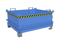 Mini-Klappbodenbehälter Typ MSB 0.37 m3 | 1000 x 1200 x 625 mm | RAL 5012  - Bild 1