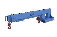 Teleskoplader 5000 kg | teleskopierbar, 8fach-ausziehbar, 14 mögliche Hakenpositionen | RAL 5012  - Bild 1