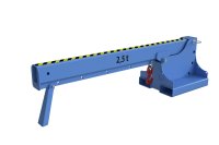 Teleskoplader 2500 kg | kurz, 5 mögliche Hakenpositionen | RAL 5012  - Bild 1