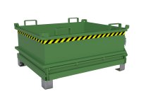 Mini-Klappbodenbehälter Typ MSB 0.37 m3 | 1000 x 1200 x 625 mm | RAL 6011  - Bild 1