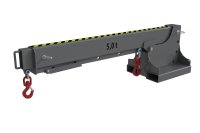 Teleskoplader 5000 kg | teleskopierbar, 8fach-ausziehbar, 14 mögliche Hakenpositionen | RAL 7005  - Bild 1
