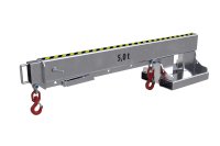 Teleskoplader 5000 kg | teleskopierbar, 8fach-ausziehbar, 14 mögliche Hakenpositionen | feuerverzinkt  - Bild 1