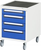 Rollcontainer 4 Schubladen 1x 90, 2x 120, 1x 150 mm  - Bild 1