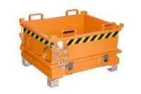 Mini-Klappbodenbehälter Typ MSB 0.24 m3 | 800 x 1000 x 625 mm | RAL 2000  - Bild 1