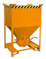 Silobehälter Typ SG 600 m3 | Einfahrtaschen + Stapelecken | RAL 2000  - Bild 1