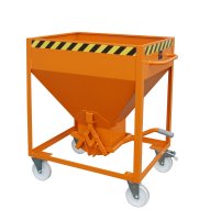 Silobehälter Typ SR 375 m3 | Rollen | RAL 2000  - Bild 1