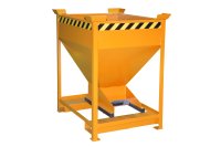 Silobehälter Typ SG-D 375 m3 | Einfahrtaschen + Stapelecken | RAL 2000  - Bild 1