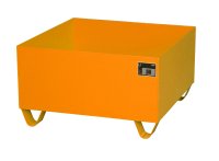 Auffangwanne -- (kein Gitterrost) | 800 x 800 x 460 mm | RAL 2000  - Bild 1