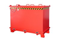 Klappbodenbehälter Typ SB 2.00 m3 | 1035 x 1910 x 1465 mm | RAL 3000  - Bild 1