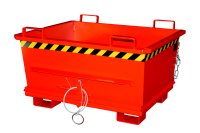 Mini-Klappbodenbehälter Typ MSB 0.13 m3 | 600 x 800 x 625 mm | RAL 3000  - Bild 1