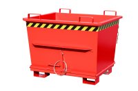 Klappbodenbehälter Typ BKB 0.7 m3 | 1040 x 1200 x 970 mm | RAL 3000  - Bild 1