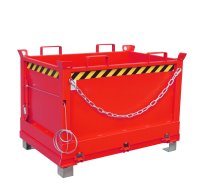 Klappbodenbehälter Typ FB 0.50 m3 | 800 x 1245 x 845 mm | RAL 3000  - Bild 1