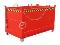 Klappbodenbehälter Typ FB 1.50 m3 | 1040 x 1845 x 1145 mm | RAL 3000  - Bild 1