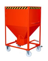 Silobehälter Typ SR 600 m3 | Rollen | RAL 3000  - Bild 1