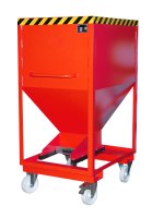 Silobehälter Typ SRE-D 600 m3 | Rollen + Einfahrtaschen | RAL 3000  - Bild 1