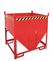Silobehälter Typ SGS 0.75 m3 | RAL 3000  - Bild 1