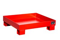 Auffangwanne ohne Gitterrost nein | 900 x 800 x 220 mm | RAL 3000  - Bild 1