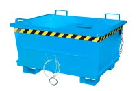 Klappbodenbehälter Typ BKB 0.5 m3 | 1040 x 1200 x 715 mm | RAL 5012  - Bild 1