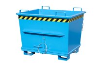 Klappbodenbehälter Typ BKB 0.7 m3 | 1040 x 1200 x 970 mm | RAL 5012  - Bild 1
