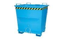 Klappbodenbehälter Typ BKB 1 m3 | 1040 x 1200 x 1270 mm | RAL 5012  - Bild 1