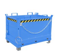 Klappbodenbehälter Typ FB 0.50 m3 | 800 x 1245 x 845 mm | RAL 5012  - Bild 1