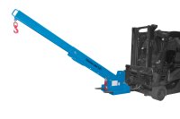 Teleskoplader 5000 kg | teleskopierbar, 8fach-ausziehbar, 14 mögliche Hakenpositionen | RAL 5012  - Bild 1