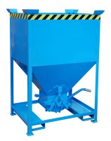 Silobehälter Typ SG 600 m3 | Einfahrtaschen + Stapelecken | RAL 5012  - Bild 1
