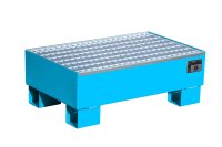 Auffangwanne mit Gitterrost ja | 800 x 500 x 290 mm | RAL 5012  - Bild 1