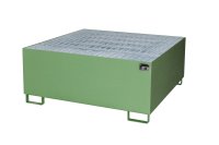 Auffangwanne 1460 x 1460 x 630 mm | RAL 6011  - Bild 1