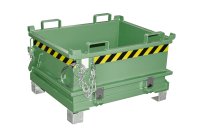 Mini-Klappbodenbehälter Typ MSB 0.24 m3 | 800 x 1000 x 625 mm | RAL 6011  - Bild 1