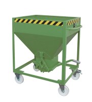 Silobehälter Typ SR 375 m3 | Rollen | RAL 6011  - Bild 1