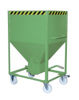 Silobehälter Typ SR 600 m3 | Rollen | RAL 6011  - Bild 1