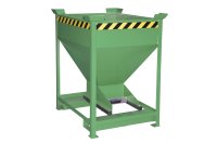 Silobehälter Typ SG-D 375 m3 | Einfahrtaschen + Stapelecken | RAL 6011  - Bild 1
