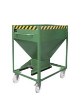 Silobehälter Typ SR-D 375 m3 | Rollen | RAL 6011  - Bild 1