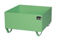 Auffangwanne -- (kein Gitterrost) | 800 x 800 x 460 mm | RAL 6011  - Bild 1